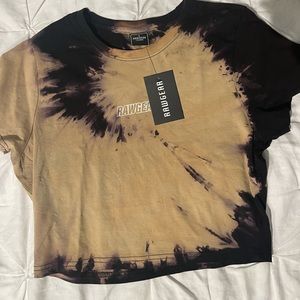 RAWGEAR Tie Dye Brown and Black Top Gym Bradley Martin